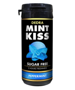 Dedra MINT KISS silně mátové osvěžující pastilky bez cukru peppermint 28 g