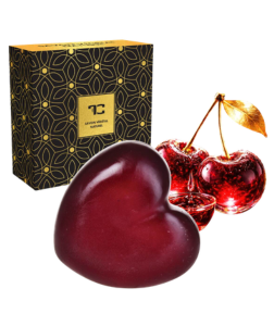 Dedra MIDNIGHT CHERRY ručně vyráběné rostlinné mýdlo s kokosovým olejem & glycerinem 85 g