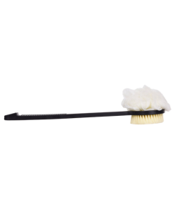Dedra SPA 2v1 kartáč + puff na mytí zad oboustranný dlouhá rukojeť 37 cm  1 ks