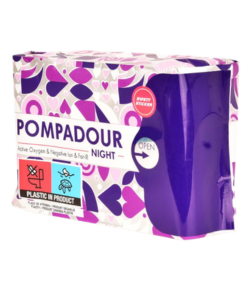Dedra POMPADOUR NIGHT Noční anionové vložky s křidélky + tester zdarma 8 ks