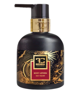 Dedra RED VELVET zvláčňující tělové mléko s mandlovým olejem 320 ml