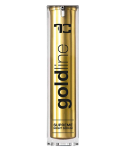 Dedra GOLDLINE noční pleťový krém & sérum s Argirelinem, kyselinou hyaluronovou & Q10 redukce vrásek & noční regenerace 50 ml