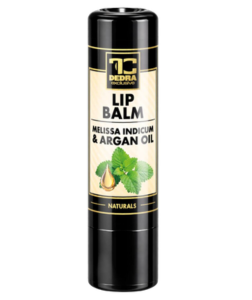 Dedra LIP BALM balzám na rty s meduňkou a arganovým olejem přírodní péče rostlinných olejů 4,2 g