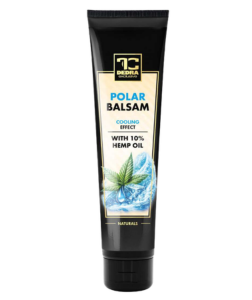 Dedra POLAR BALSAM chladivý konopný balzám pro masáž pokožky při svalové únavě 120 ml