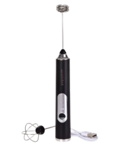 Dedra SYSTEMAT USB napěňovač mléka a šlehač vajec 2v1 3 rychlosti & nabíjecí mini šlehač 1 ks