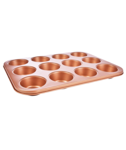 Dedra BIOPAN nepřilnavá forma na muffiny a cupcakes 12 ks 35 cm 1 ks