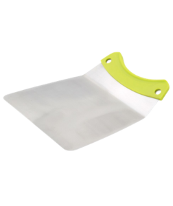 Dedra CHEF velká kuchyňská lopatka k prkénku nerez + silikon 16 × 17 cm 1 ks