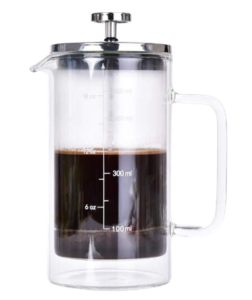 Dedra BARISTA 600 ml FRENCH PRESS – dvoustěnná termo konvice z borosilikátového skla 1 ks