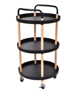 Dedra TROLLEY Pojízdný vozík 3patrový multifunkční regál na kolečkách výška 86 cm 1 ks 