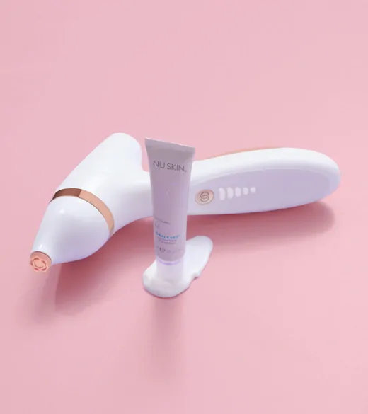 Nu Skin LumiSpa iO Rose Gold Accent a ageLOC LumiSpa IdealEyes 2 ks