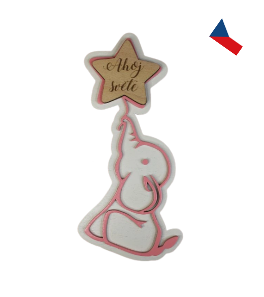 JH WoodArt Dřevěné milníkové kartičky pro miminka 13 ks Šedivé