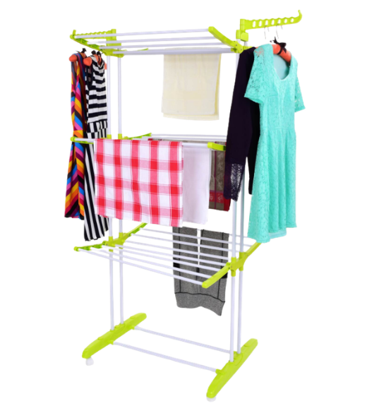 Dedra TRIOETAGE 3patrový sušák na prádlo 18 m sušící plochy & 14 ramínek 1 ks
