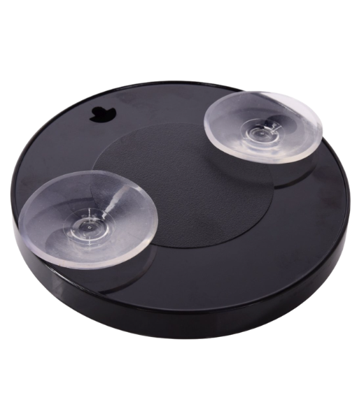 Dedra BEAUTY kosmetické zrcátko s přísavkami 5× zvětšení Ø 14 cm na líčení a péči o pleť 1 ks