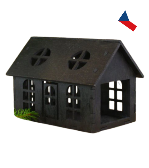 JH WoodArt Dřevěný domeček - Lucerna 1 ks