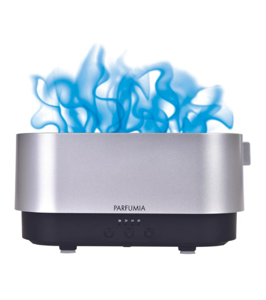 Dedra AROMIQA FLAME sonický aroma difuzér efekt plamene & měnící LED osvětlení  časovač 2–6 h 1 ks