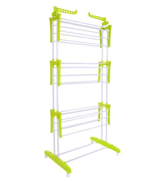 Dedra TRIOETAGE 3patrový sušák na prádlo 18 m sušící plochy & 14 ramínek 1 ks